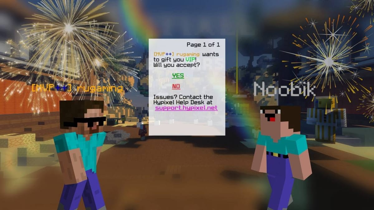 Скучали? В группе Hypixel помогаем купить